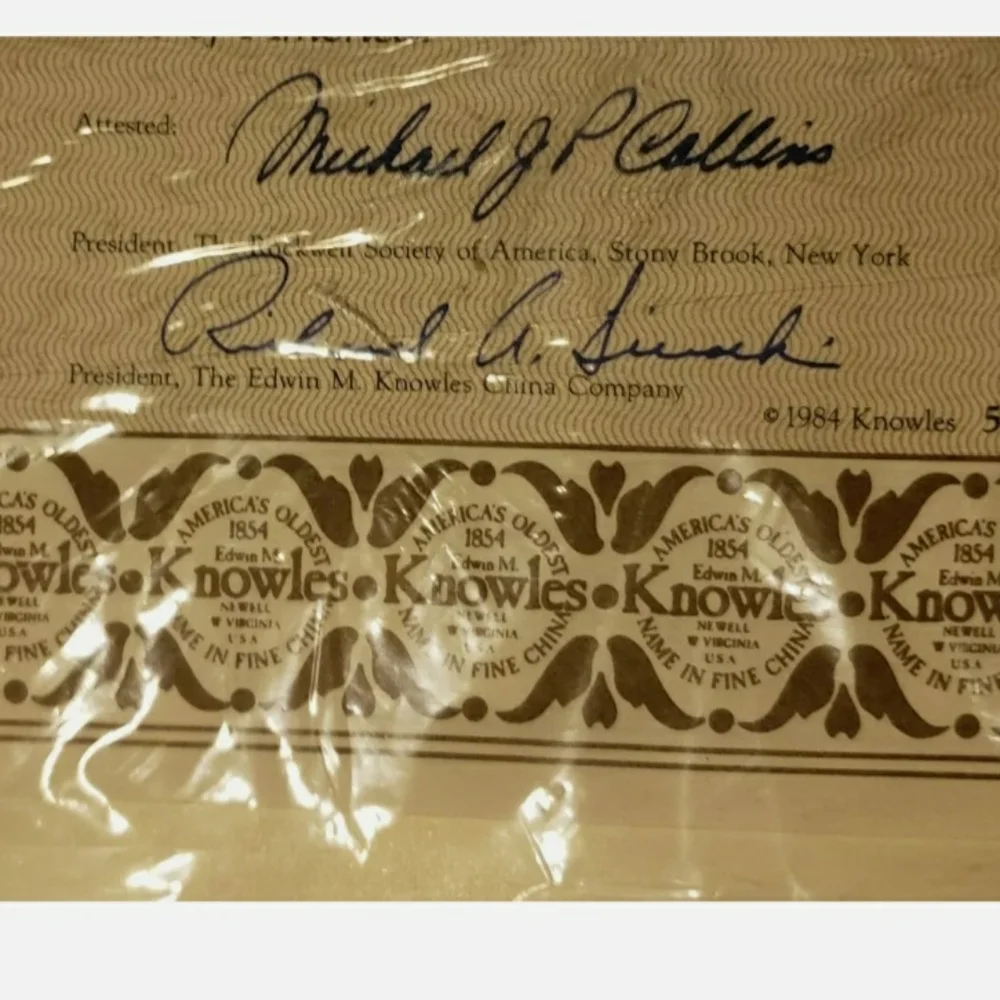 Norman Rockwell Collector's Plate